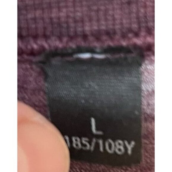 Lululemon Mens Large 5 Year Basic Tee Short Sleeve T-Shirt Heathered Black Plum - Picture 4 of 5